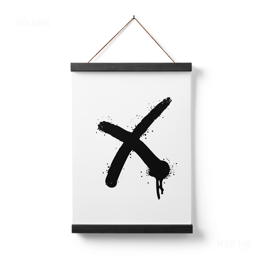 CrossMark Magnetic Hanger Poster 01 Black Wood
