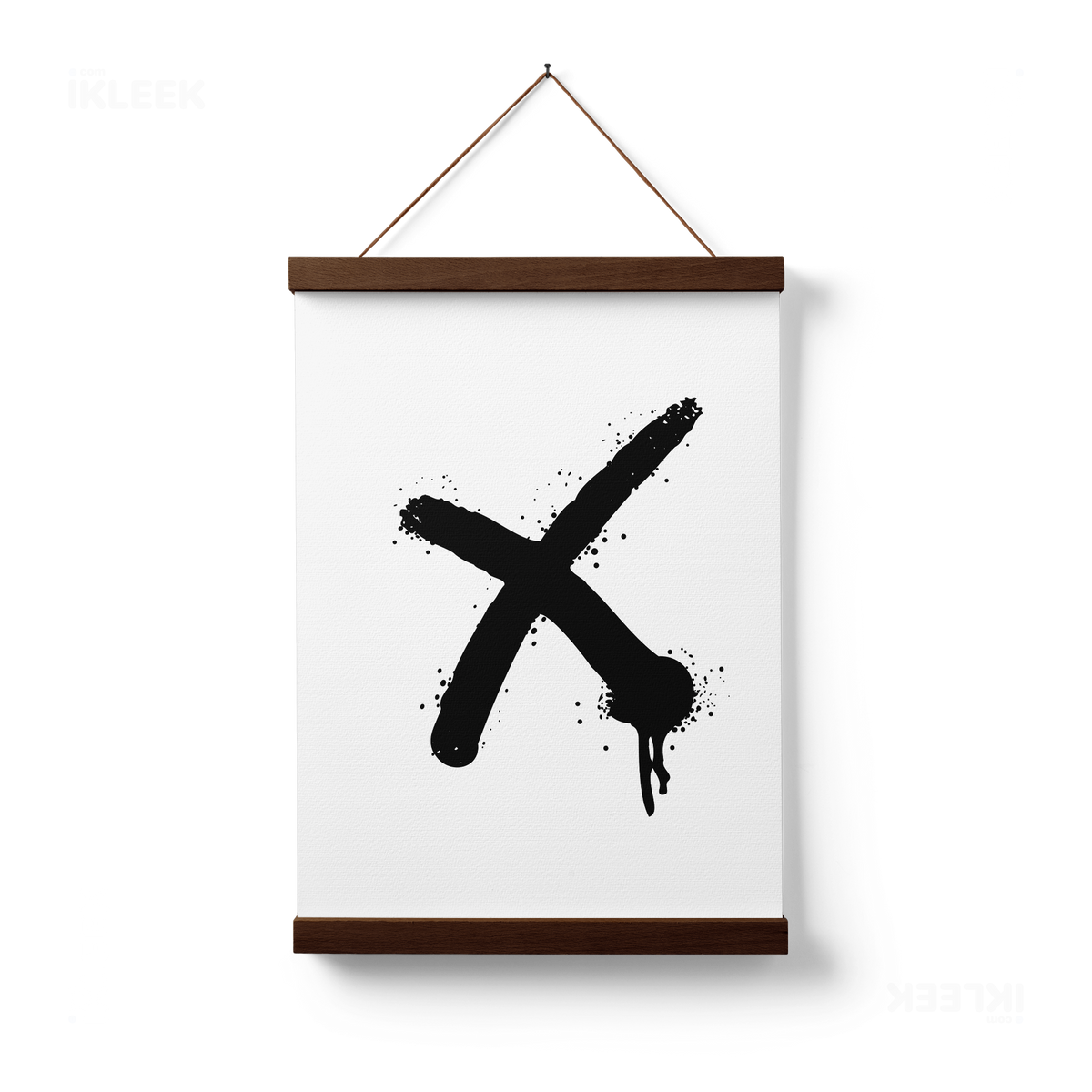 CrossMark Magnetic Hanger Poster 01 Dark Wood