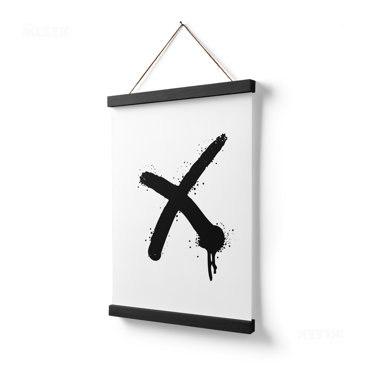 CrossMark Magnetic Hanger Poster 03 Black Wood