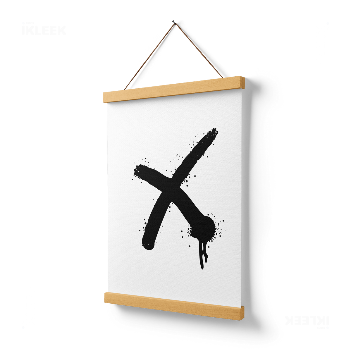 CrossMark Magnetic Hanger Poster 03 Natural Wood