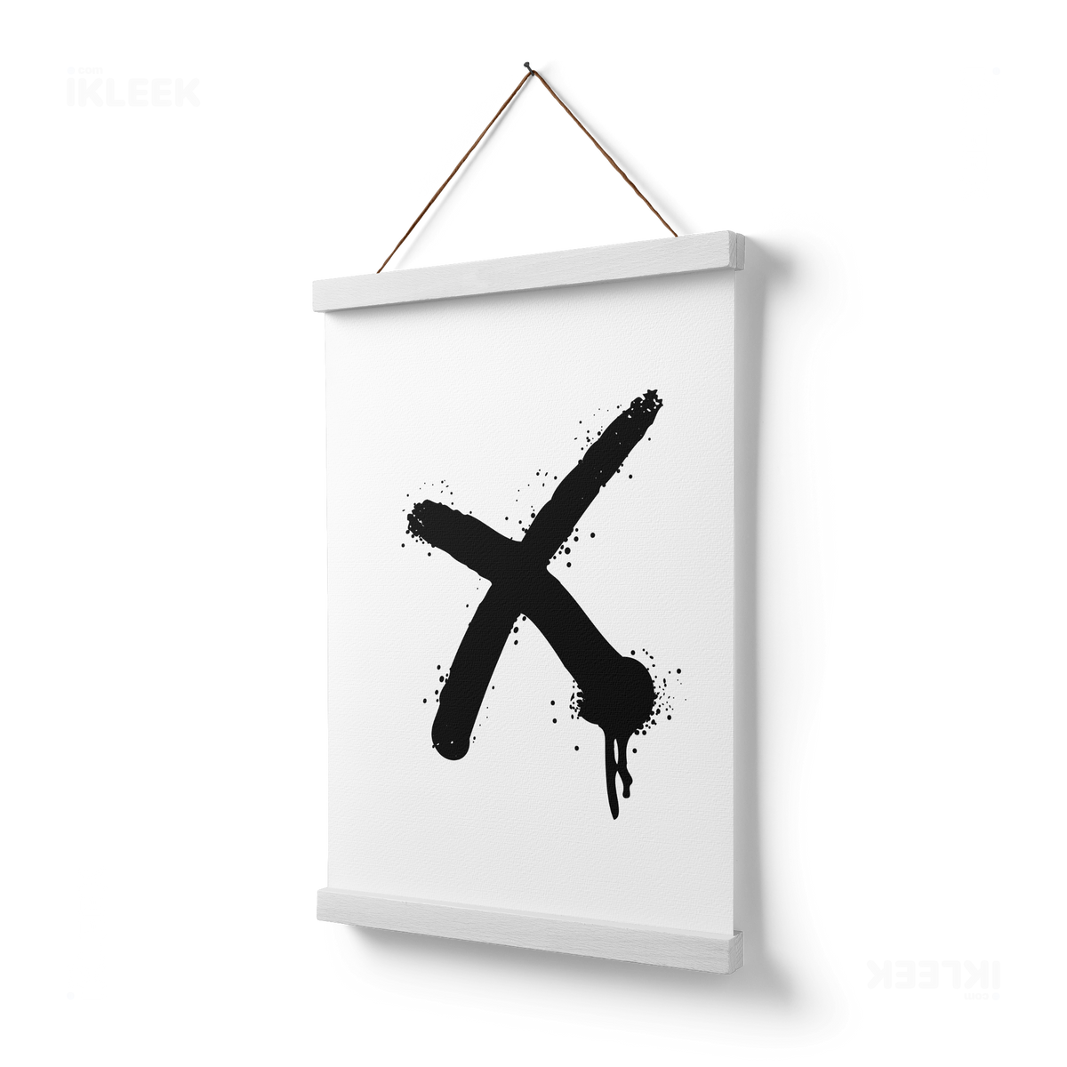 CrossMark Magnetic Hanger Poster 03 White Wood