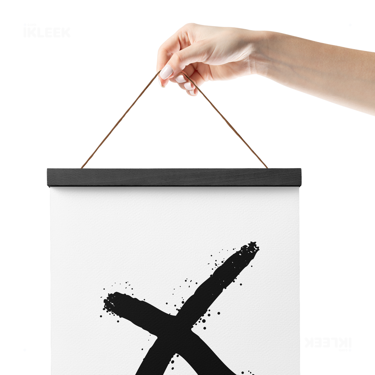 CrossMark Magnetic Hanger Poster 05 Black Wood