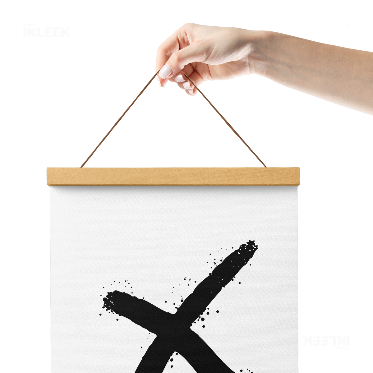 CrossMark Magnetic Hanger Poster 05 Natural Wood