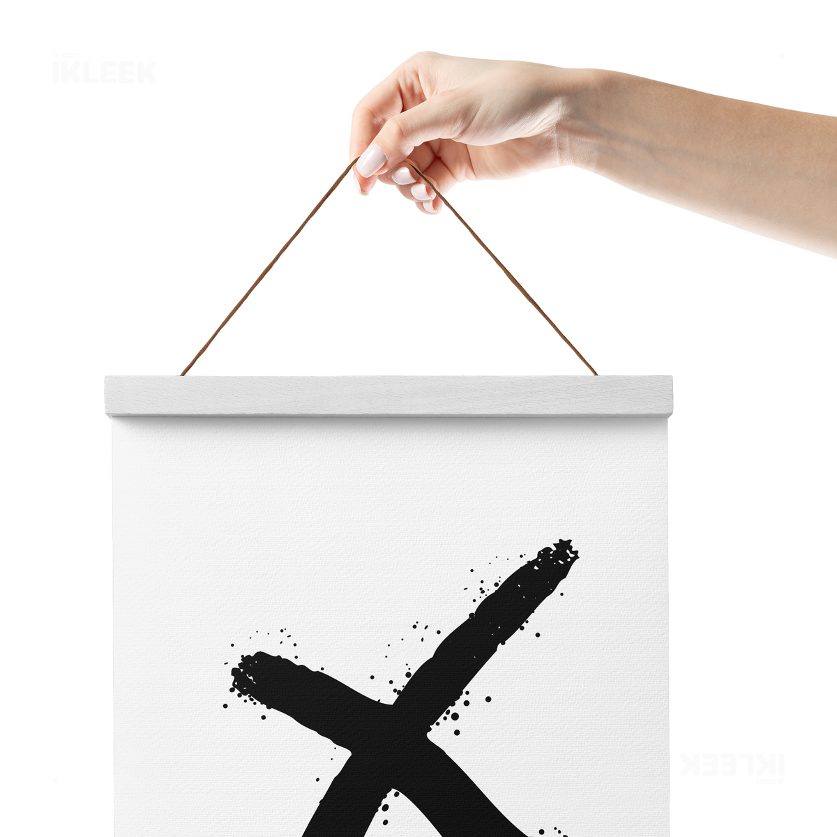 CrossMark Magnetic Hanger Poster 05 White Wood