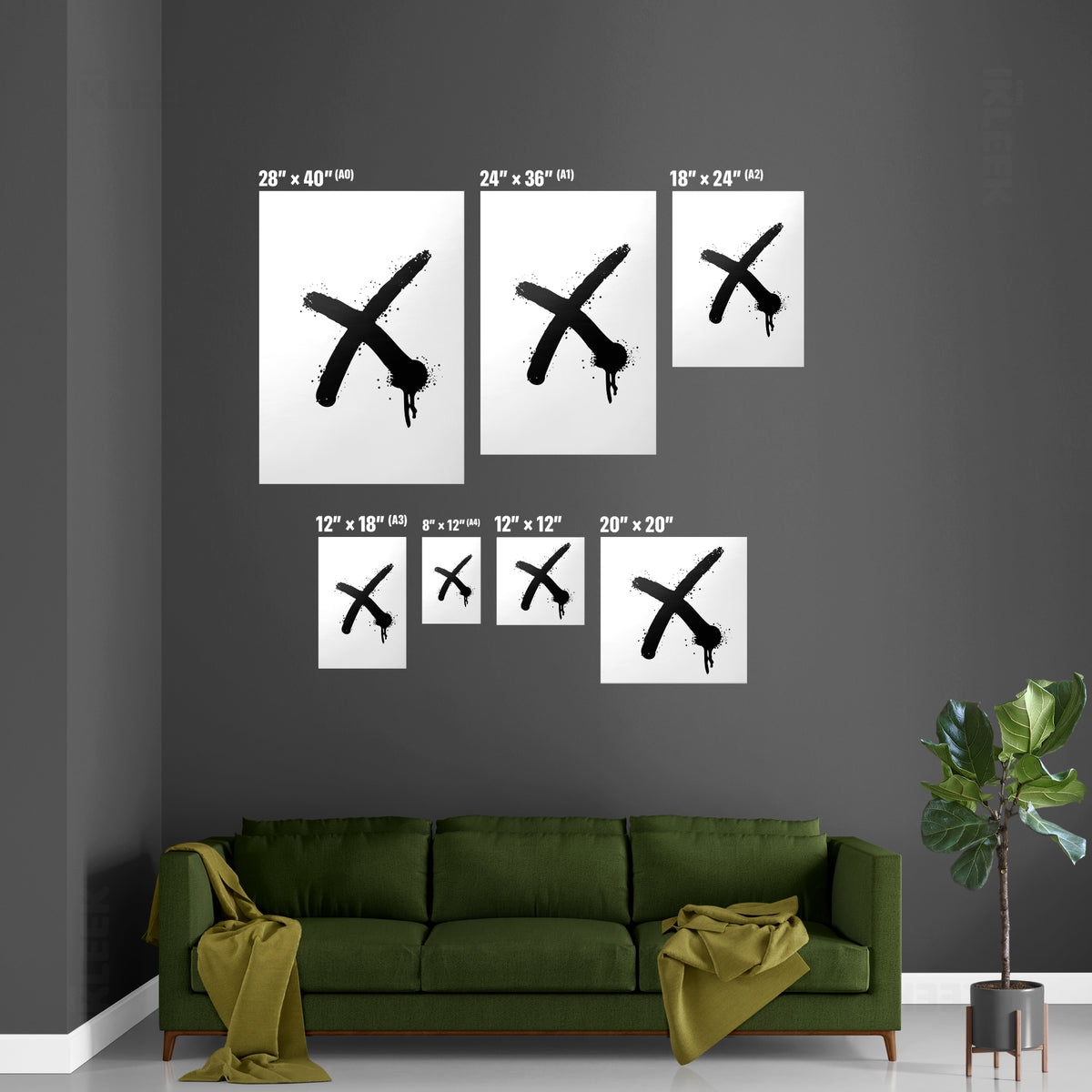 CrossMark Magnetic Hanger Poster 06 Natural Wood