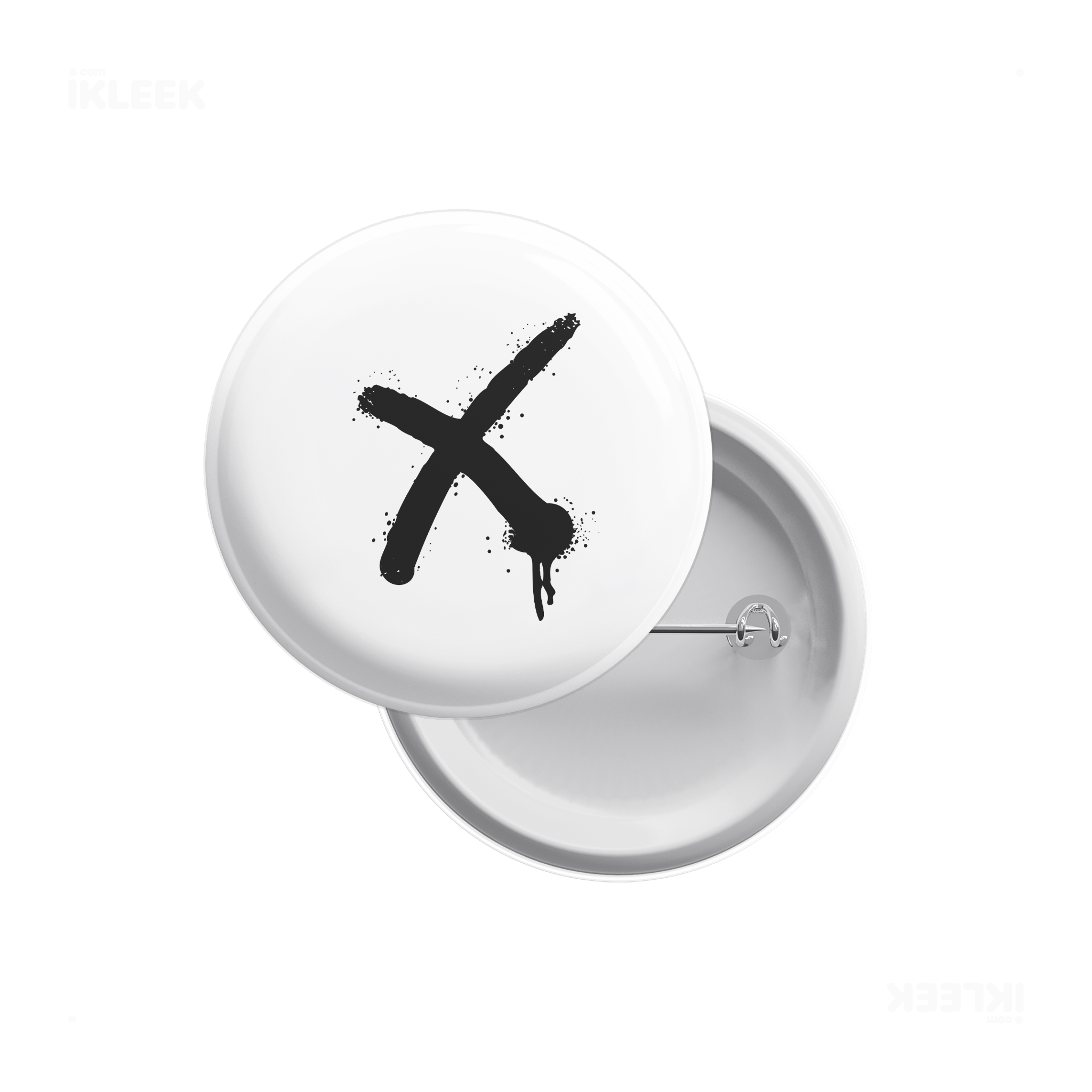 CrossMark Pin Buttons 01 Round