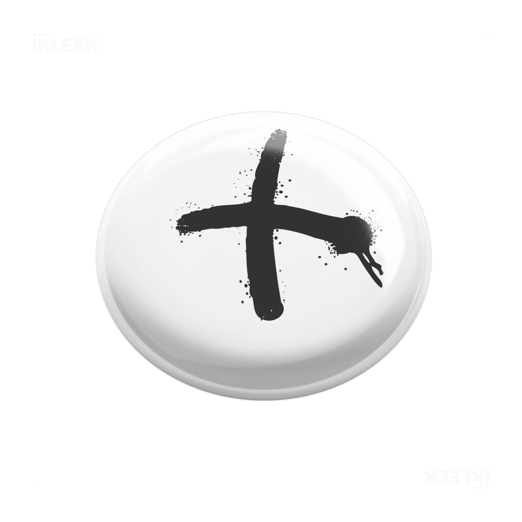CrossMark Pin Buttons 03 Round