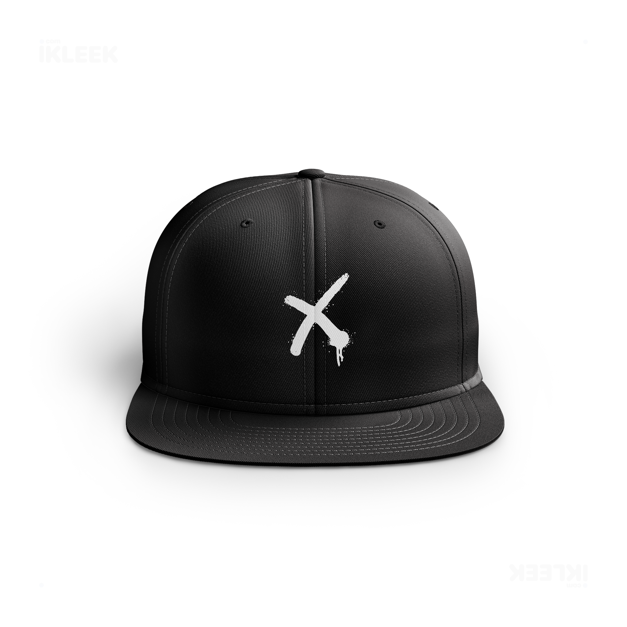 CrossMark Snapback Caps 01 Black DTF