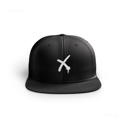 CrossMark Snapback Caps 01 Black DTF