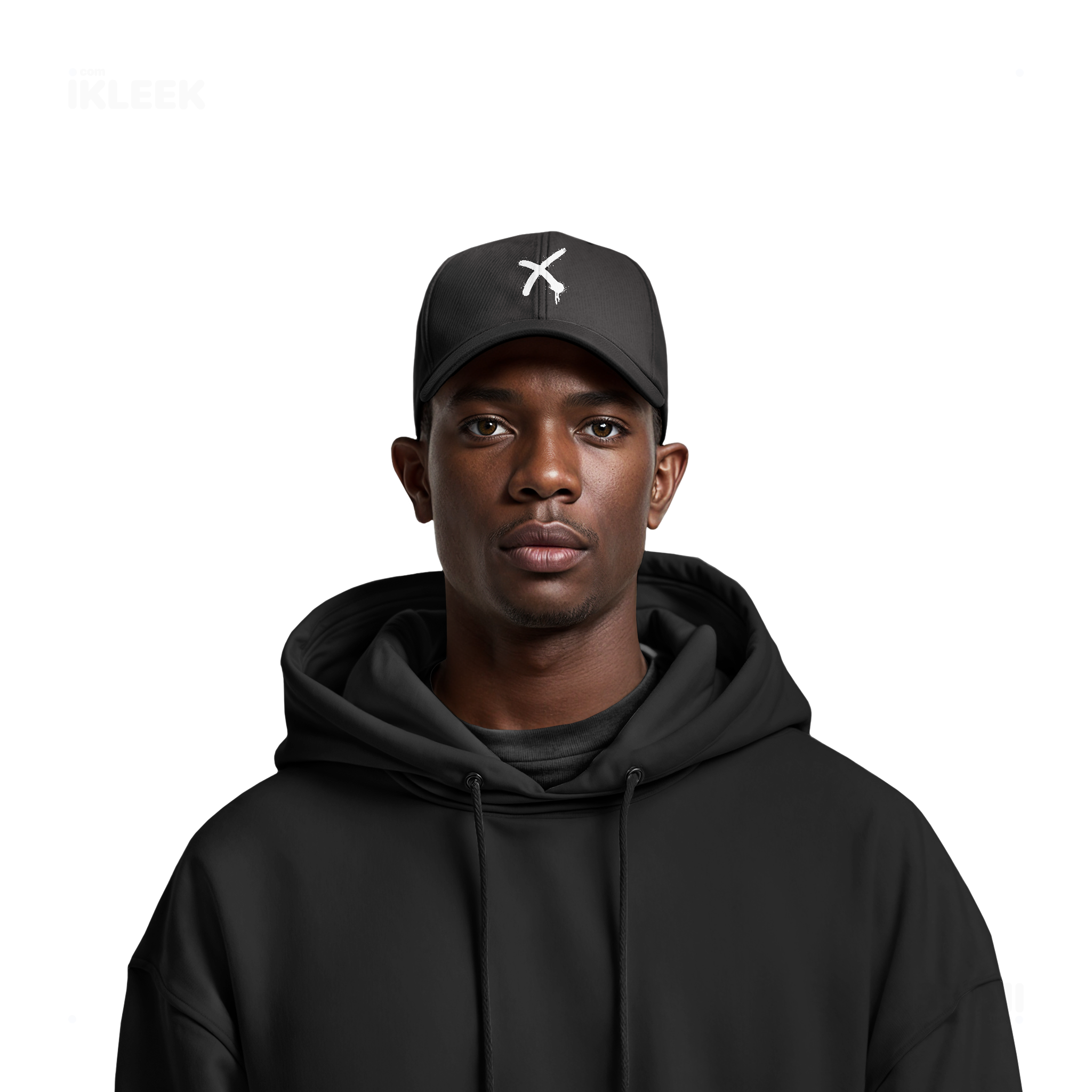 CrossMark Snapback Caps 06 Black DTF