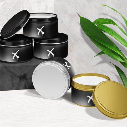 CrossMark Tin Candle 02 Black