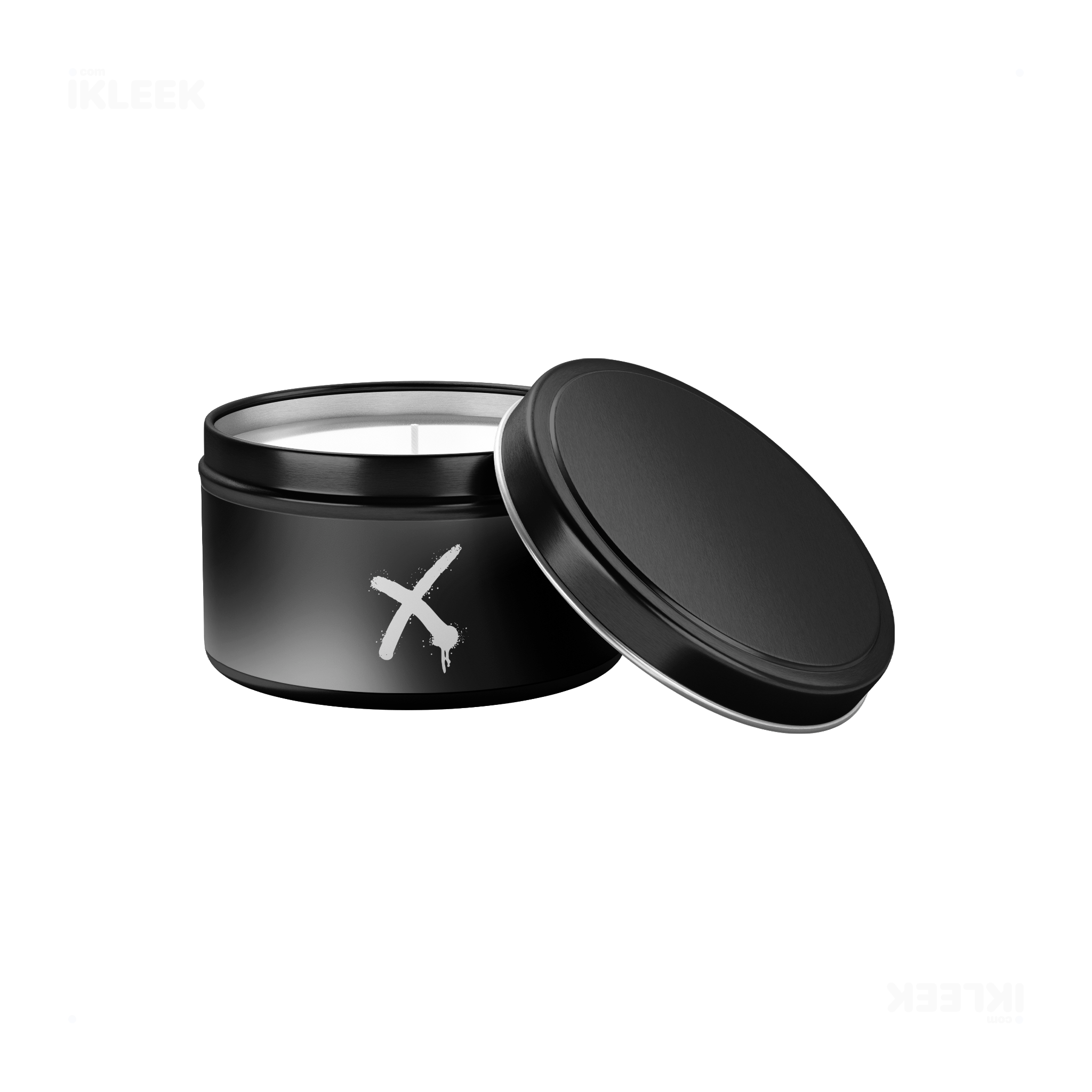 CrossMark Tin Candle 03 Black