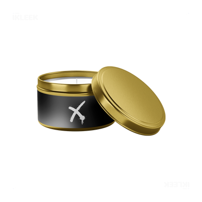 CrossMark Tin Candle 03 Gold