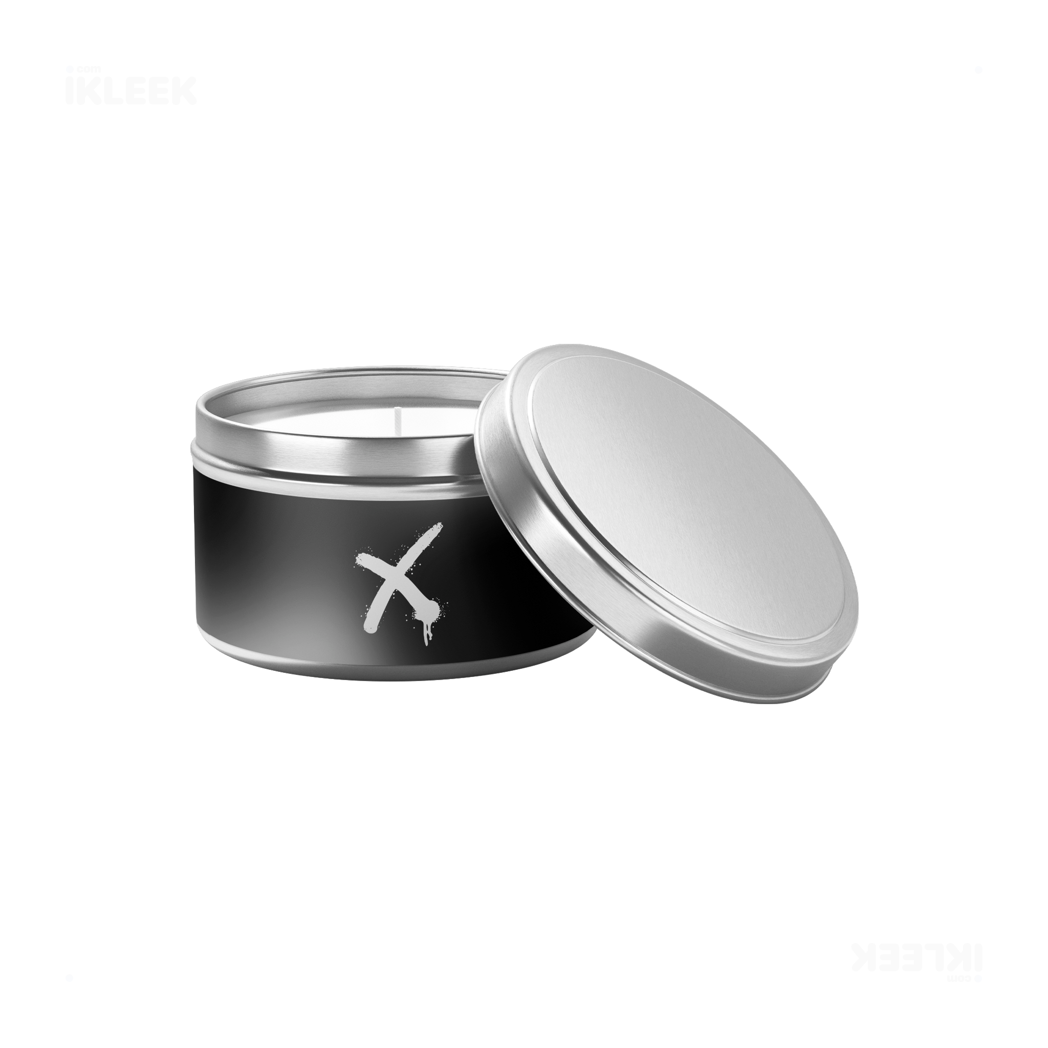 CrossMark Tin Candle 03 Silver