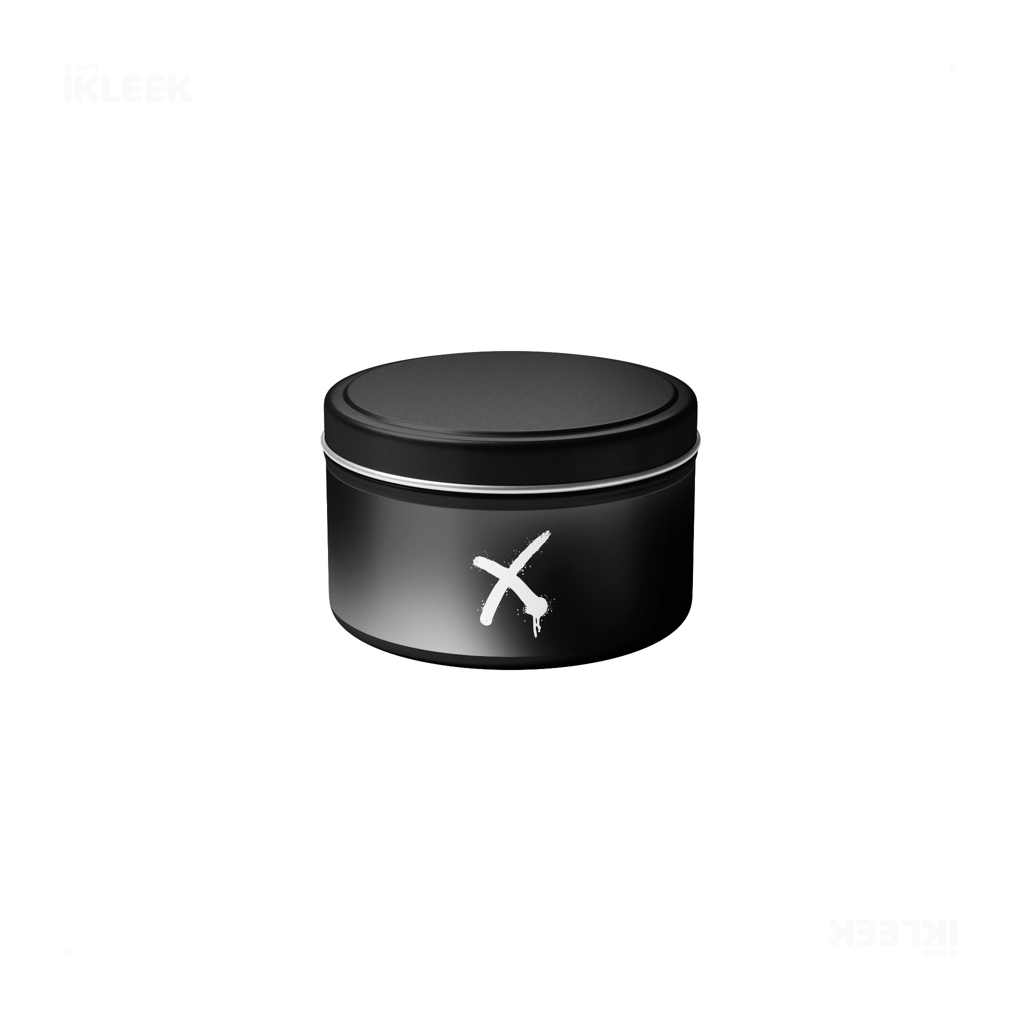 CrossMark Tin Candle 04 Black