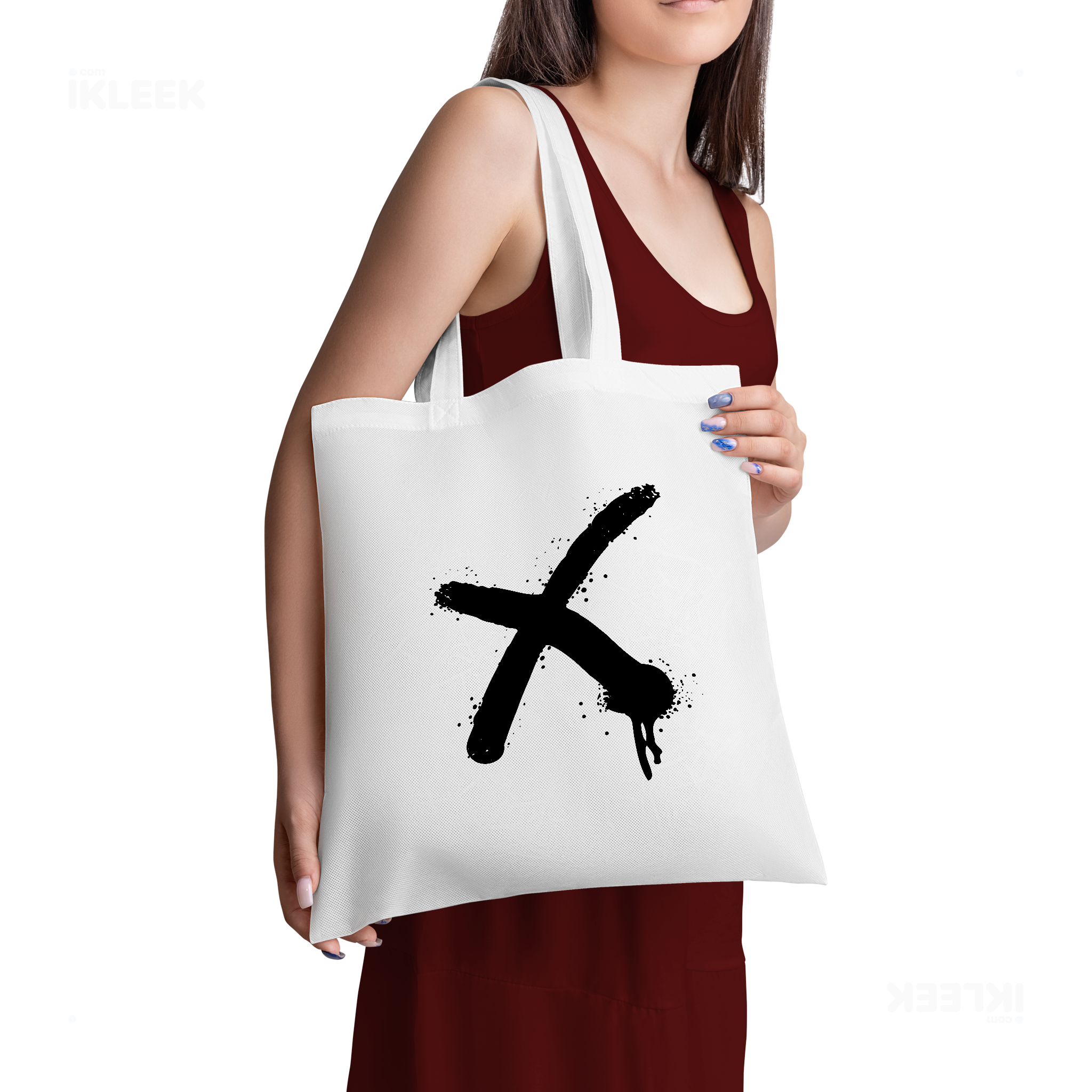 CrossMark Tote Bags 02 White
