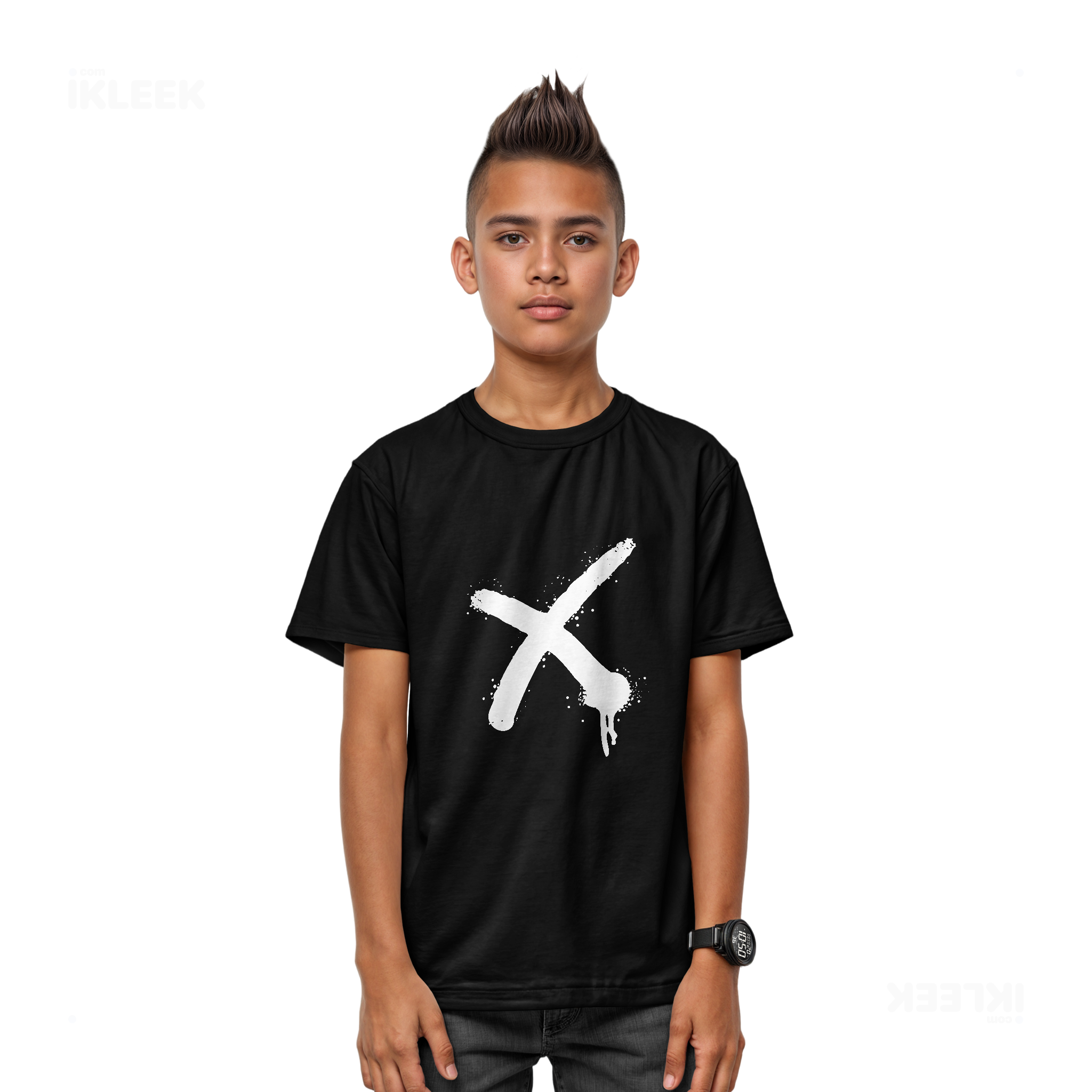 CrossMark Youth T Shirt 03 Black