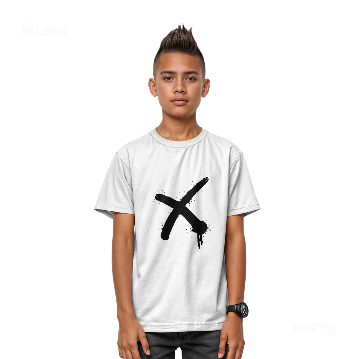 CrossMark Youth T Shirt 03 White