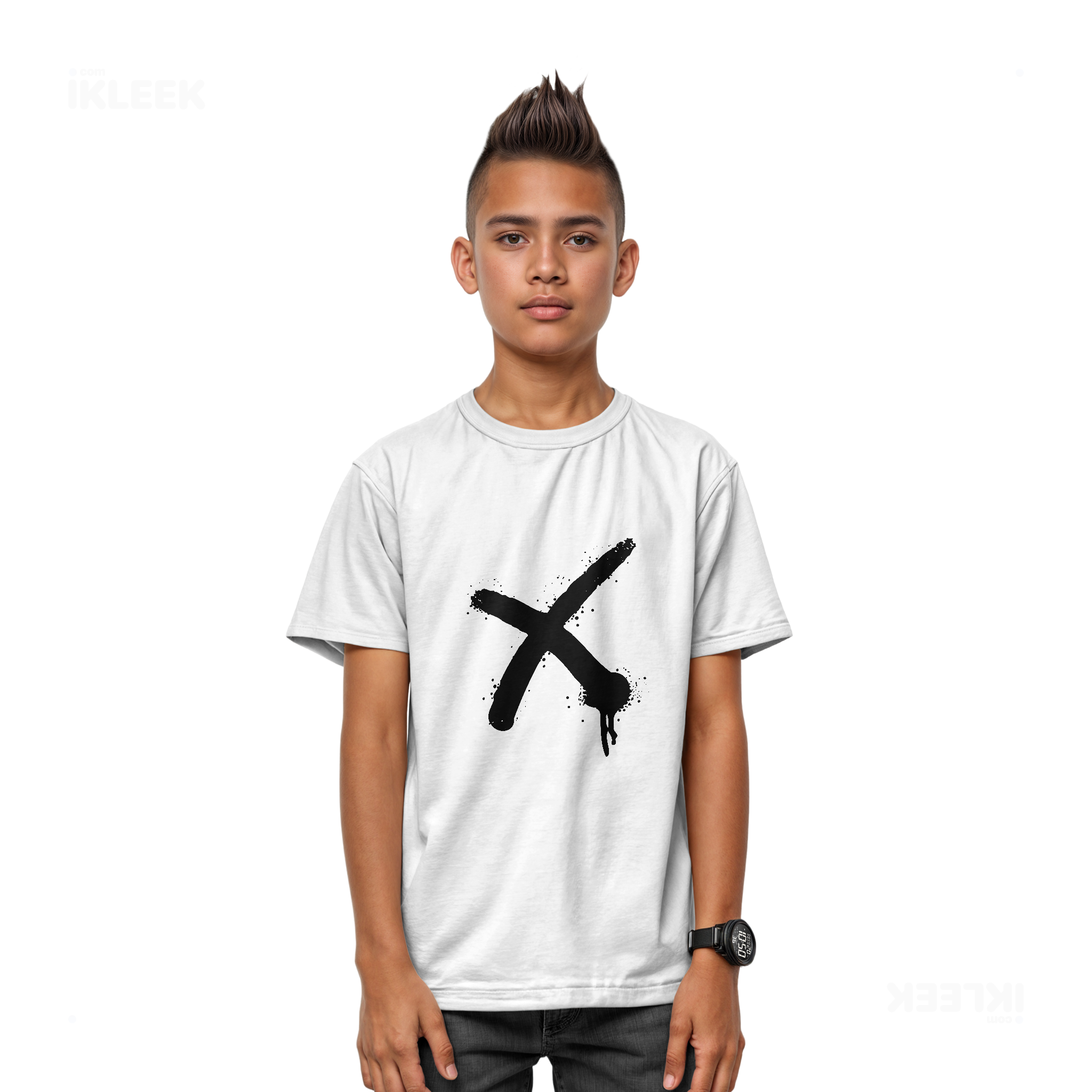 CrossMark Youth T Shirt 03 White