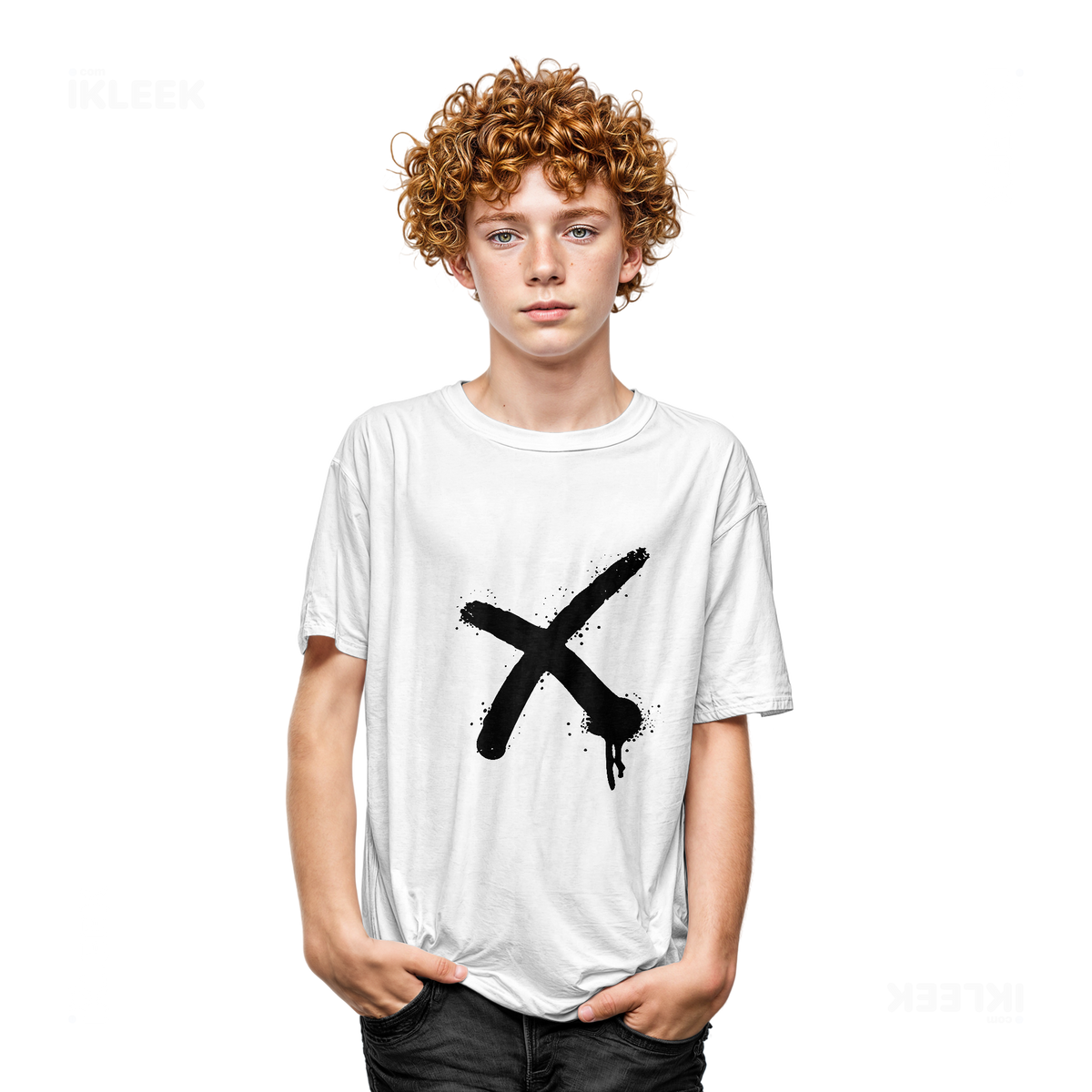 CrossMark Youth T Shirt 05 White