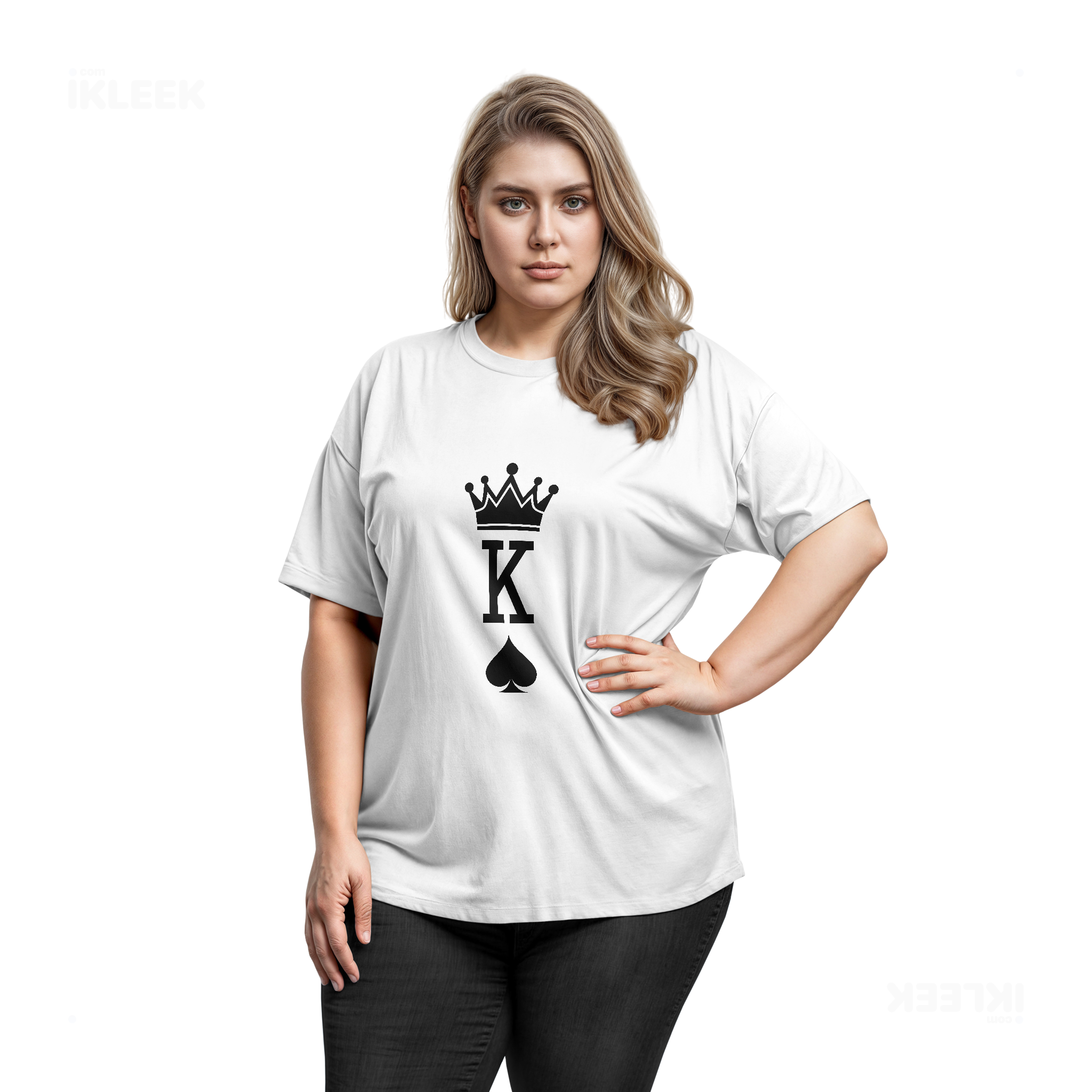 KingOfSpades Adult T Shirt 03 White