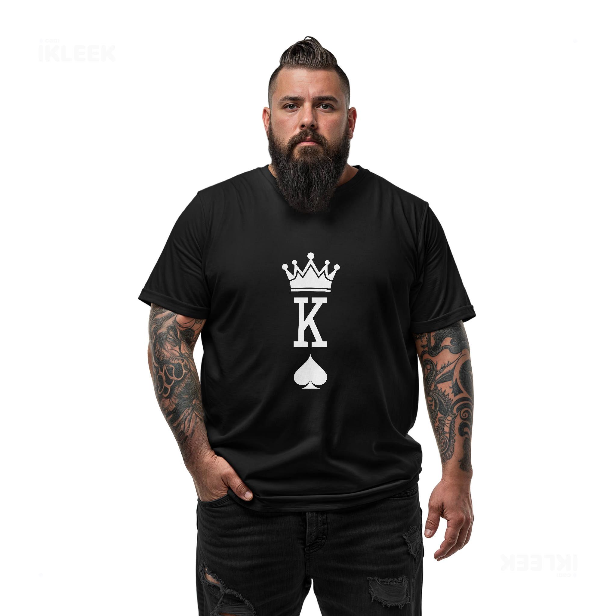 KingOfSpades Adult T Shirt 05 Black