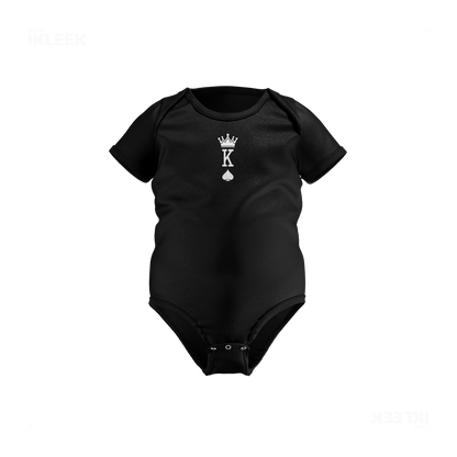KingOfSpades Baby Onesies 01 Black