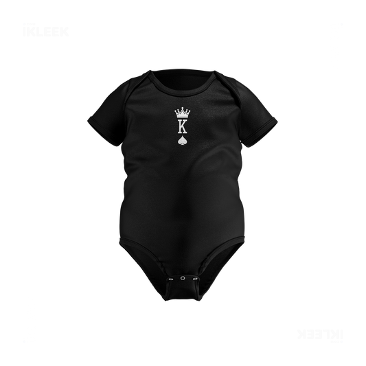 KingOfSpades Baby Onesies 01 Black