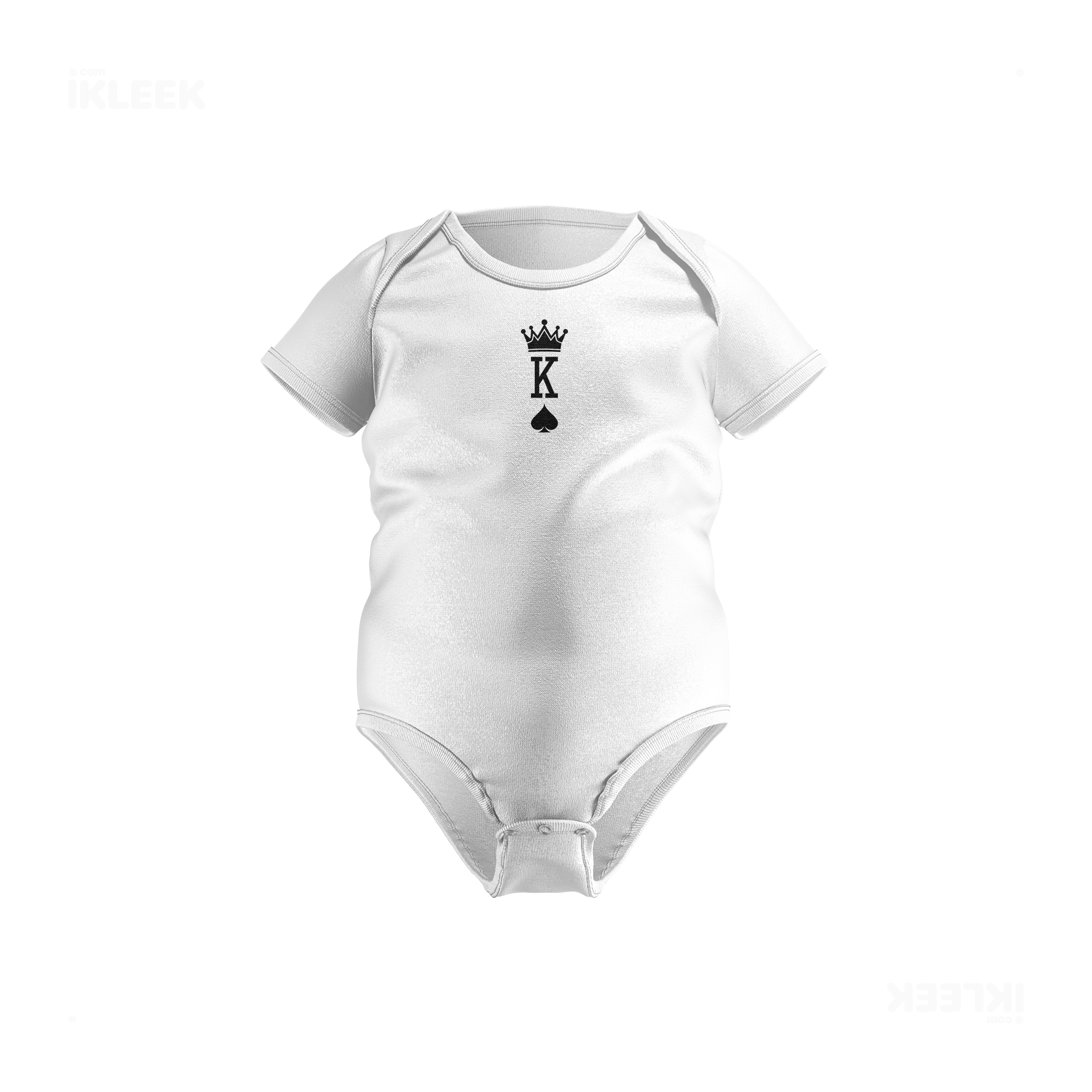 KingOfSpades Baby Onesies 01 White