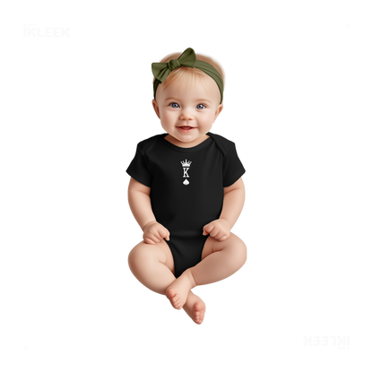 KingOfSpades Baby Onesies 02 Black