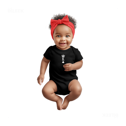 KingOfSpades Baby Onesies 04 Black