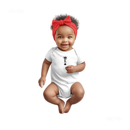 KingOfSpades Baby Onesies 04 White