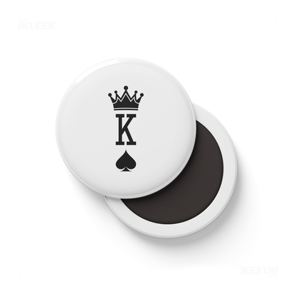KingOfSpades Button Magnet 01 Round