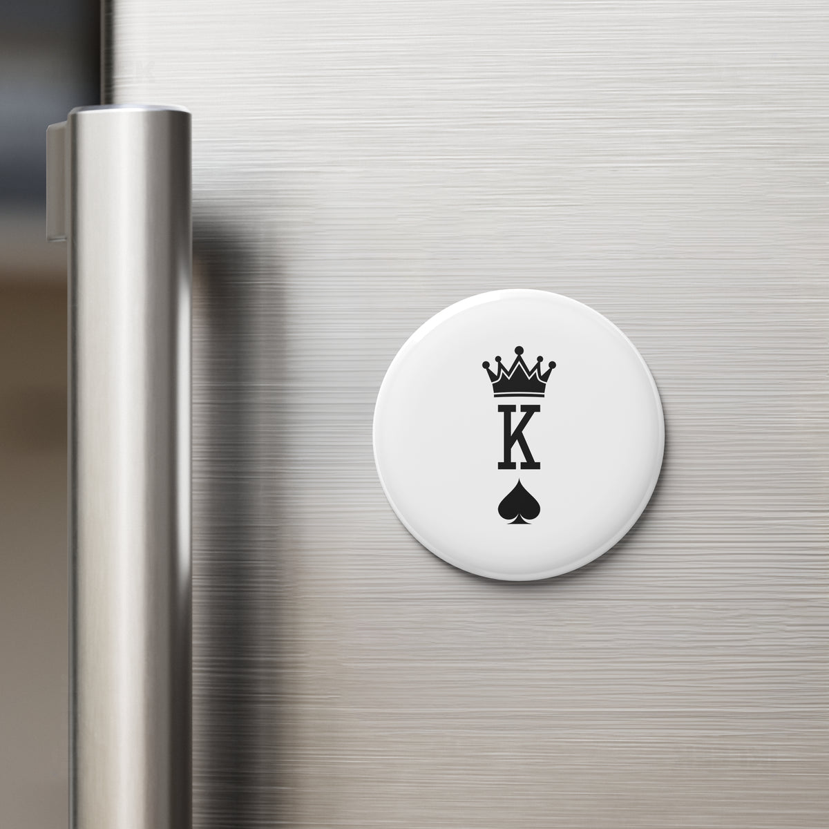KingOfSpades Button Magnet 02 Round