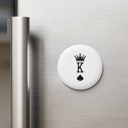 KingOfSpades Button Magnet 02 Round