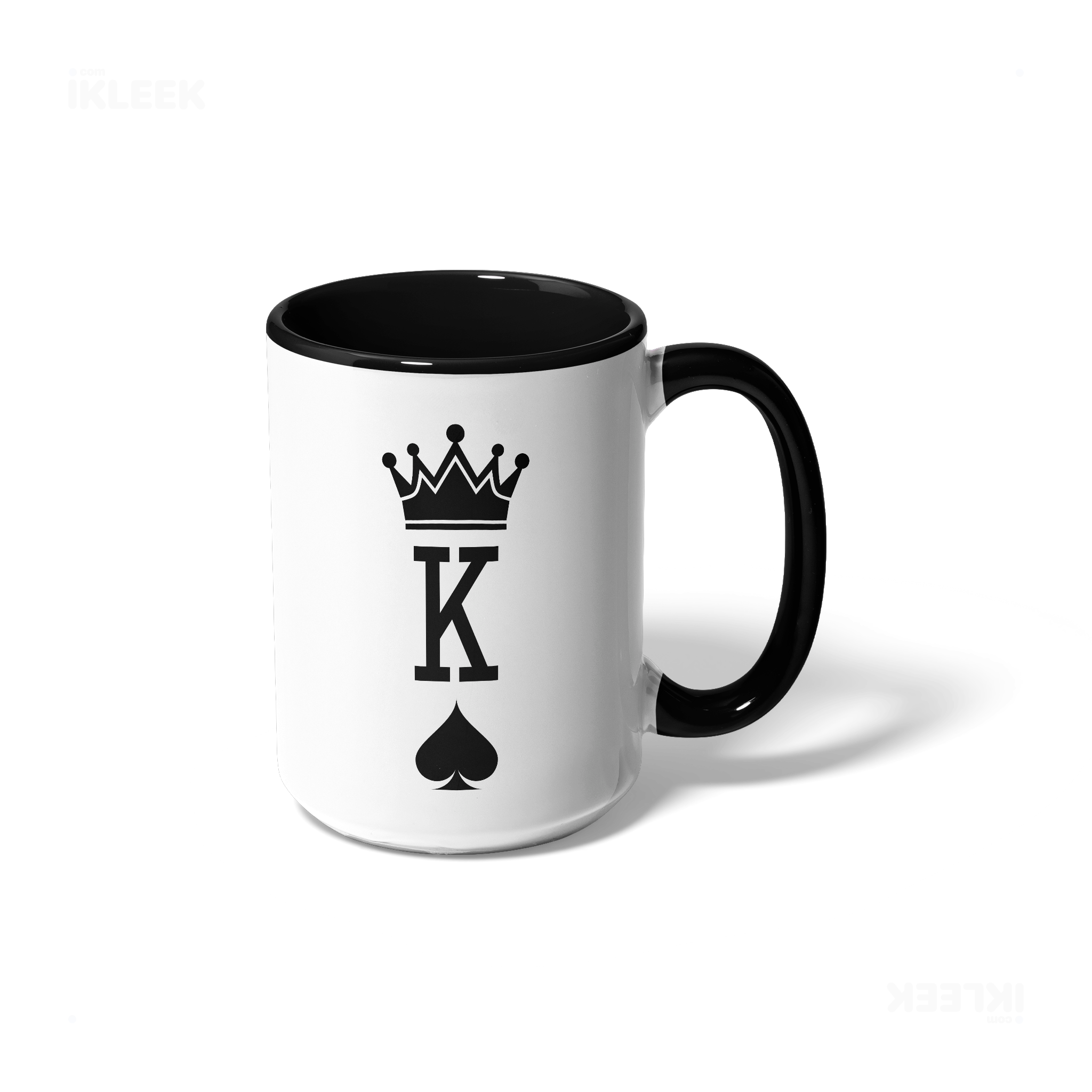 KingOfSpades Ceramic Mug 01 White Black