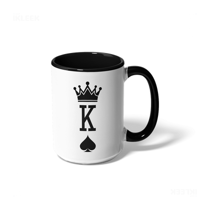 KingOfSpades Ceramic Mug 01 White Black