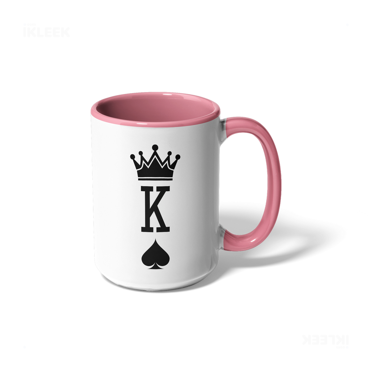 KingOfSpades Ceramic Mug 01 White Pink