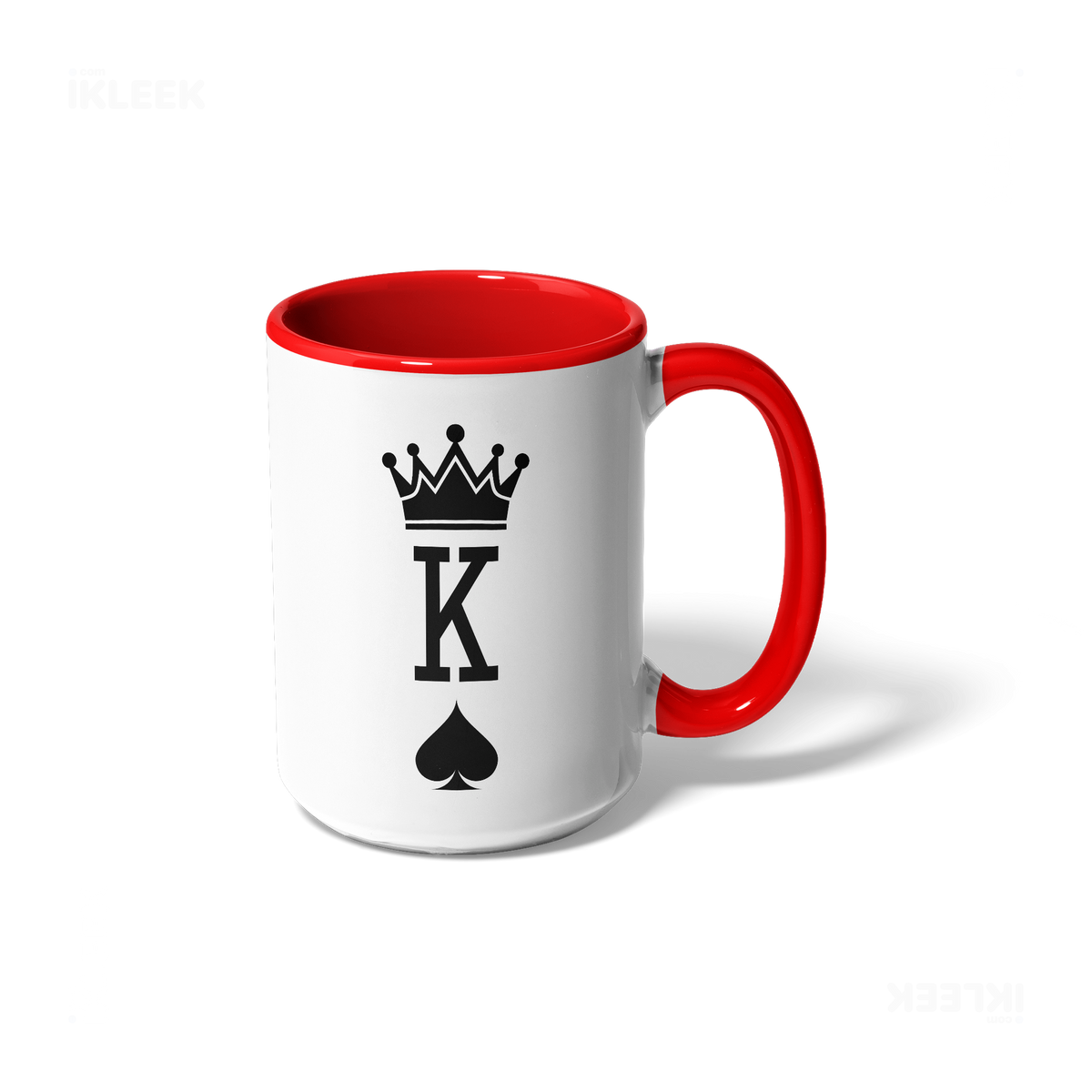 KingOfSpades Ceramic Mug 01 White Red