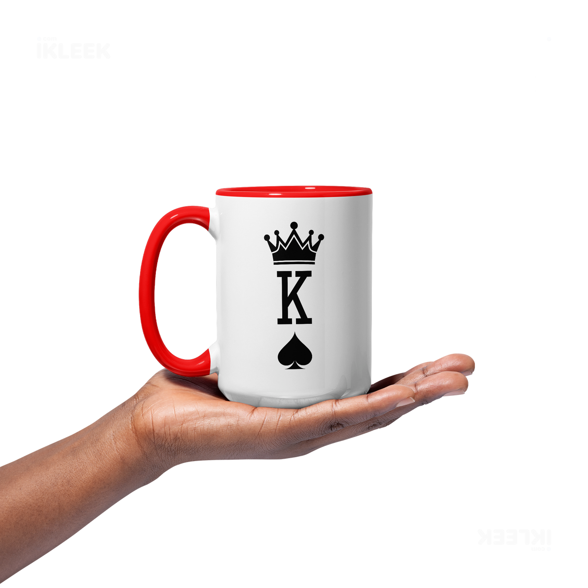 KingOfSpades Ceramic Mug 03 White Red