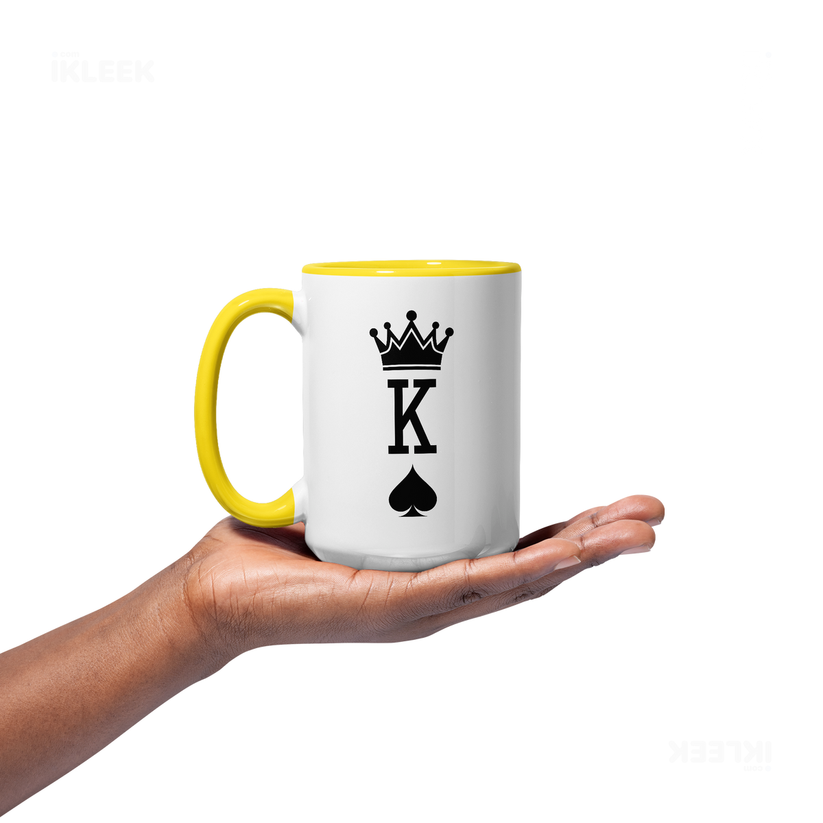 KingOfSpades Ceramic Mug 03 White Yellow