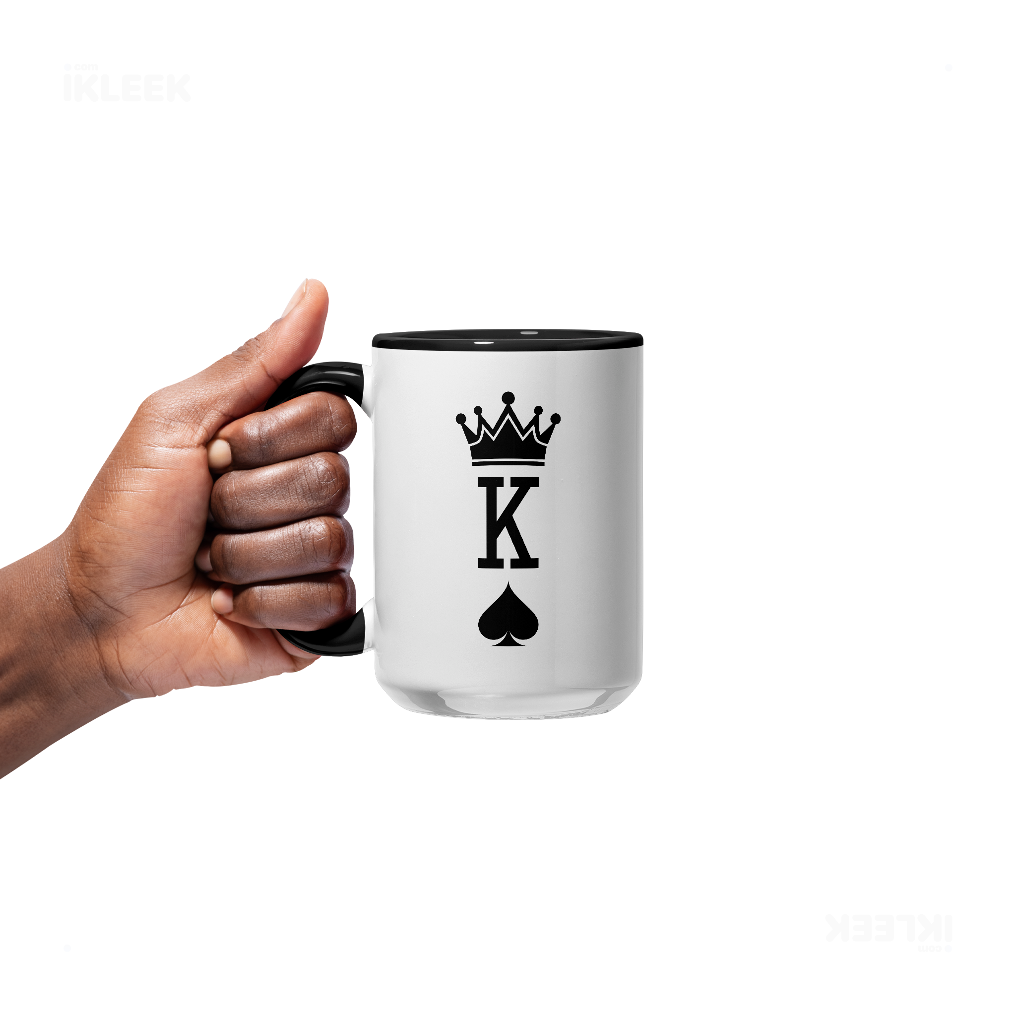 KingOfSpades Ceramic Mug 05 White Black