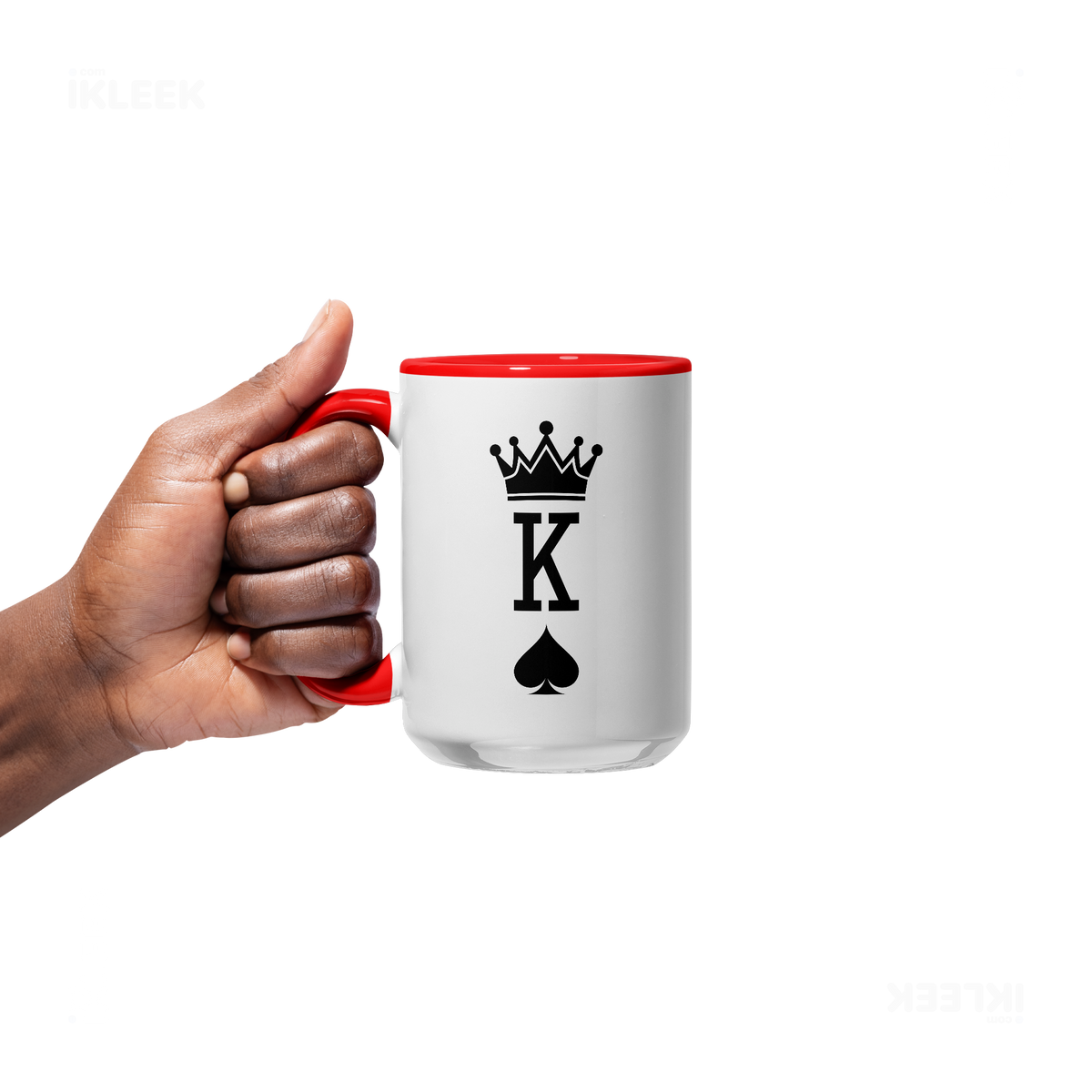 KingOfSpades Ceramic Mug 05 White Red