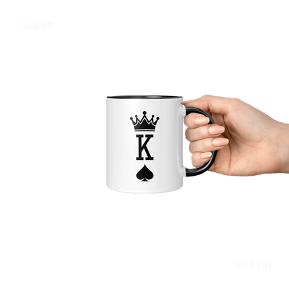 KingOfSpades Ceramic Mug 06 White Black