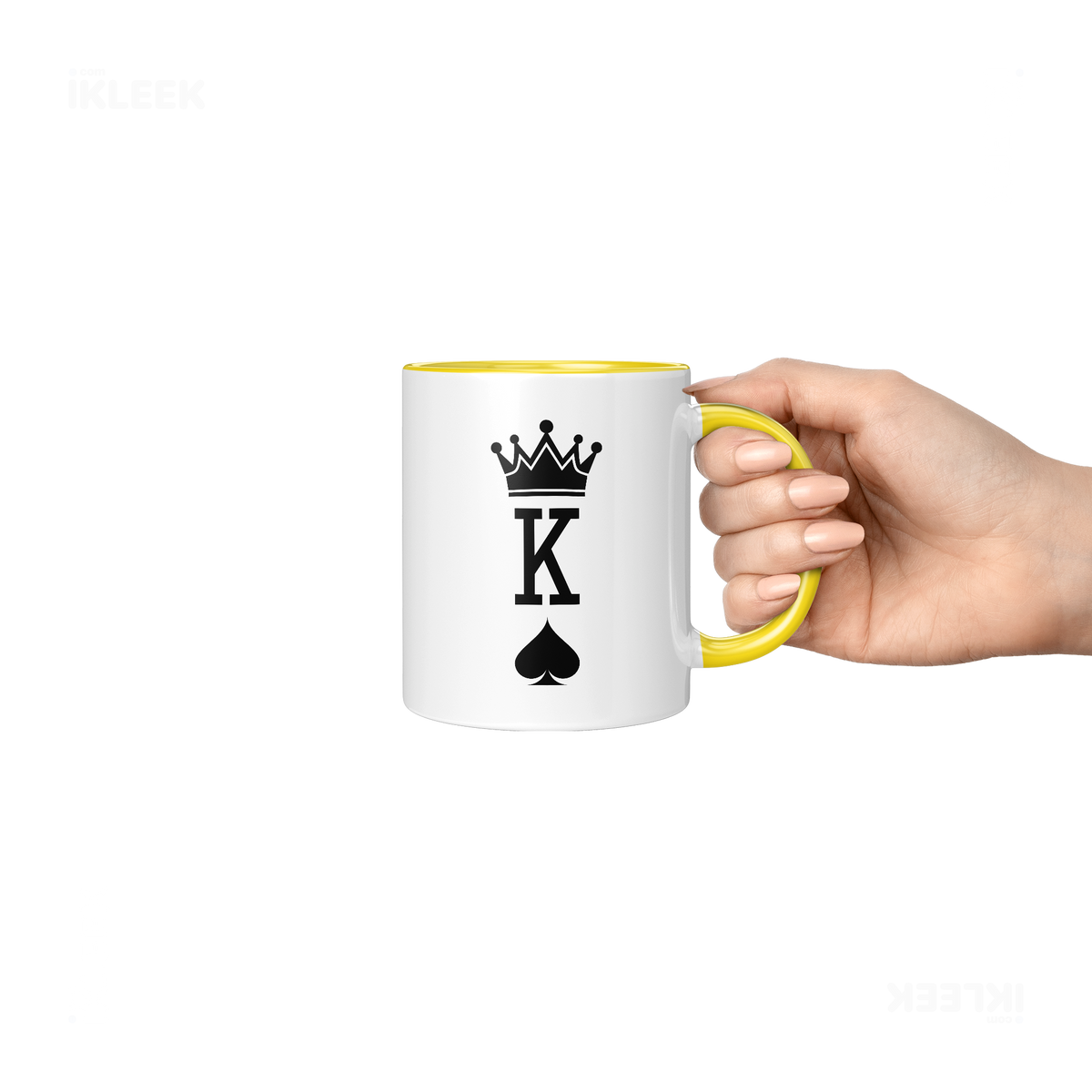KingOfSpades Ceramic Mug 06 White Yellow