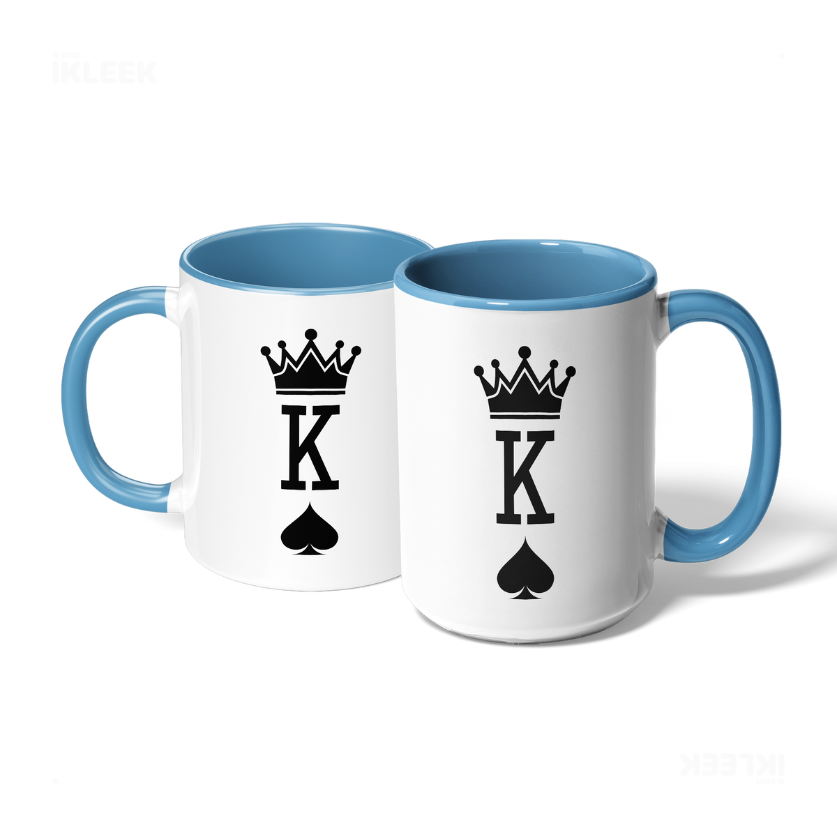 KingOfSpades Ceramic Mug 07 White Lightblue