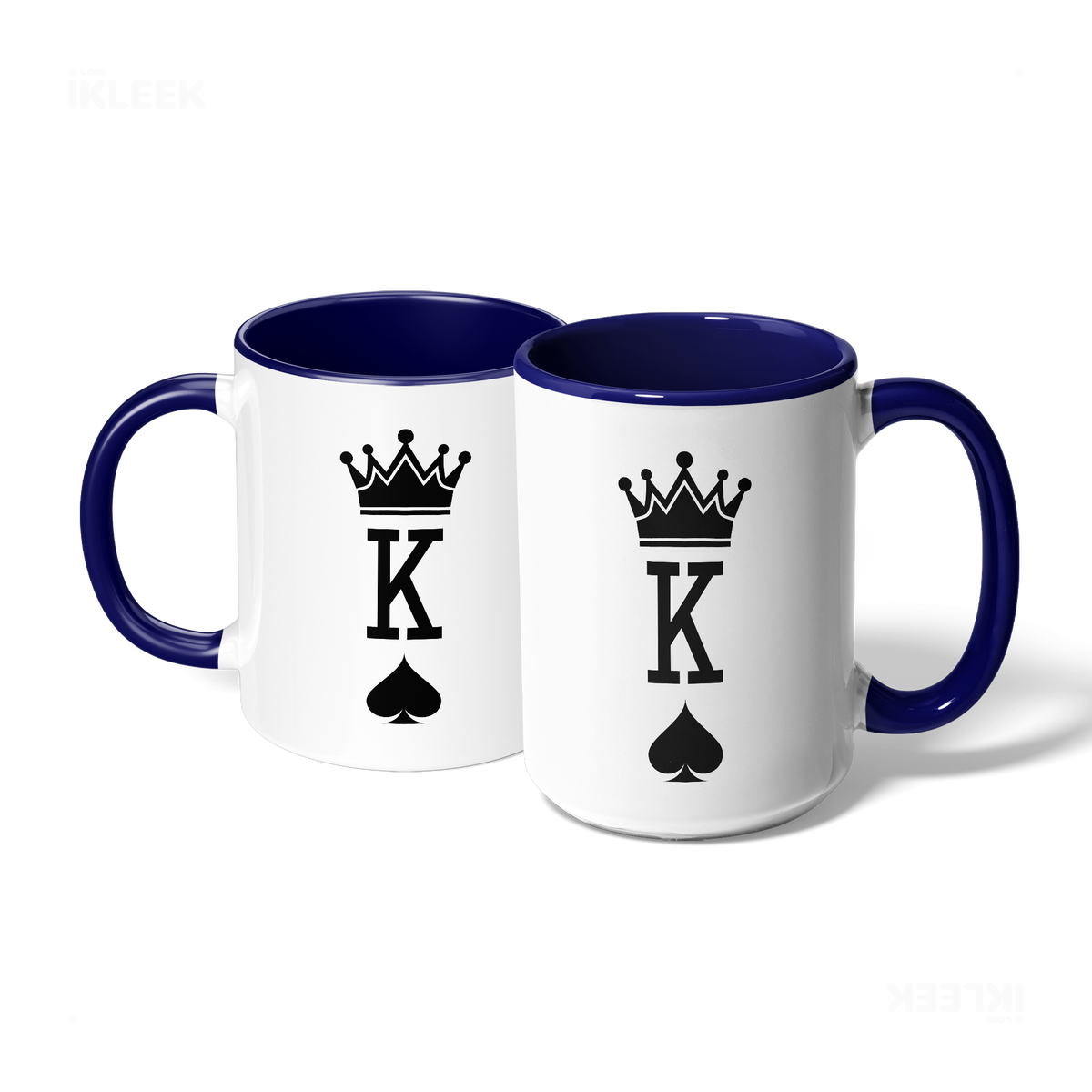 KingOfSpades Ceramic Mug 07 White Navy
