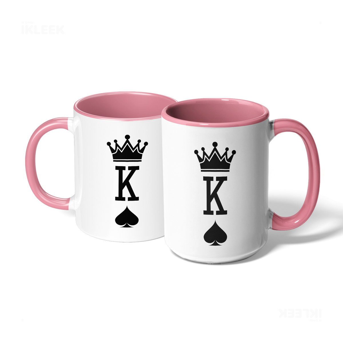 KingOfSpades Ceramic Mug 07 White Pink