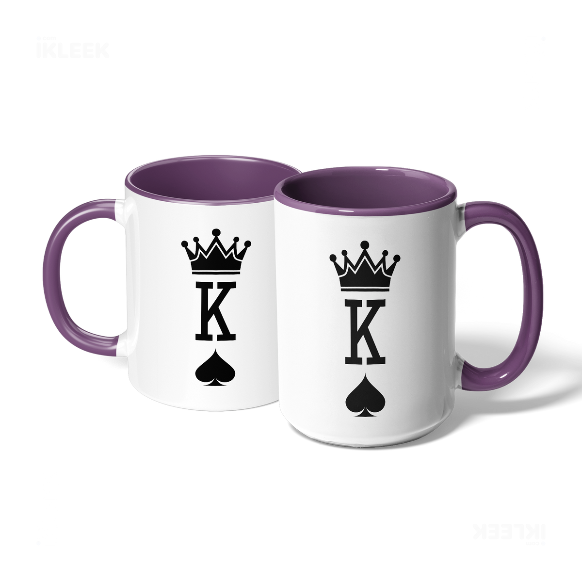 KingOfSpades Ceramic Mug 07 White Purple