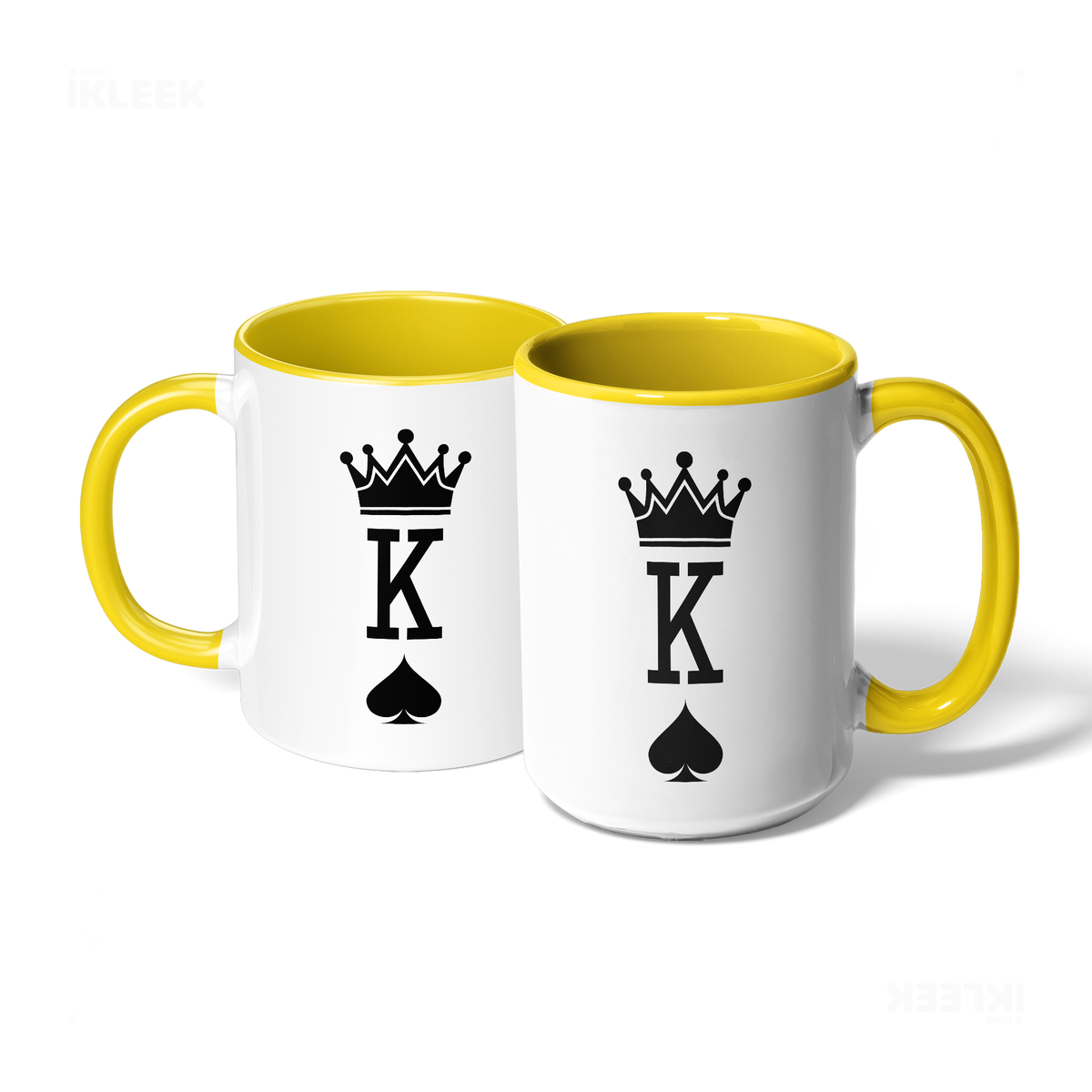 KingOfSpades Ceramic Mug 07 White Yellow